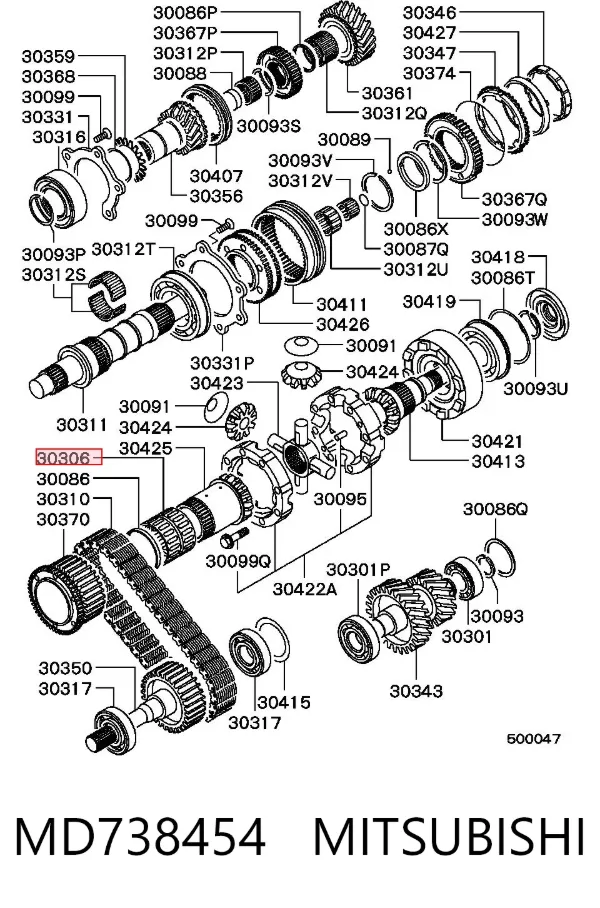  MD738454 Mitsubishi