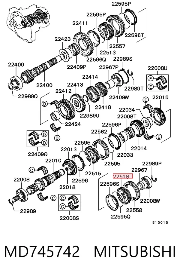  MD745742 Mitsubishi