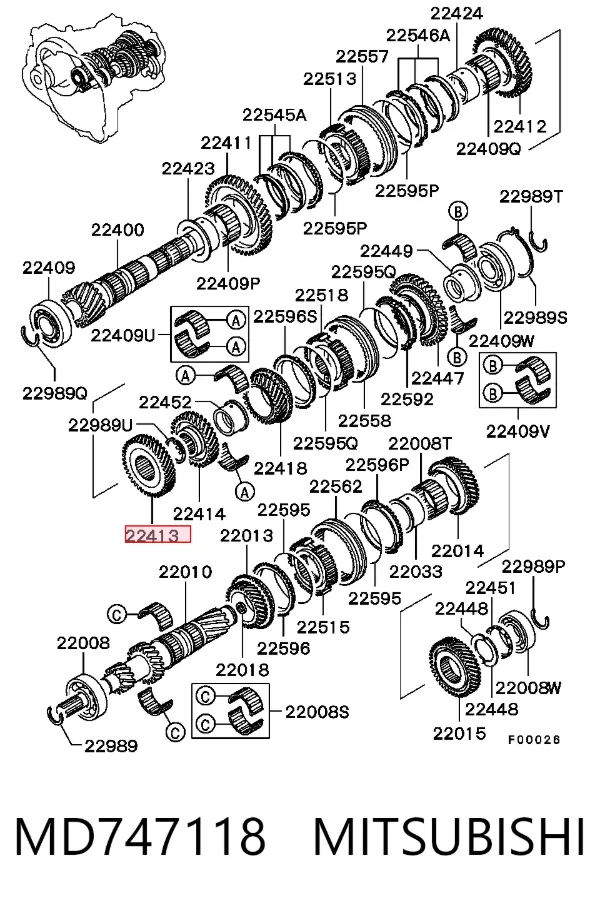  MD747118 Mitsubishi