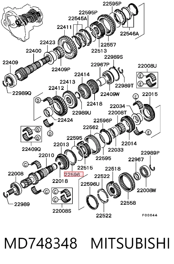  MD748348 Mitsubishi