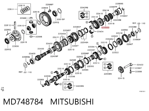  MD748784 Mitsubishi