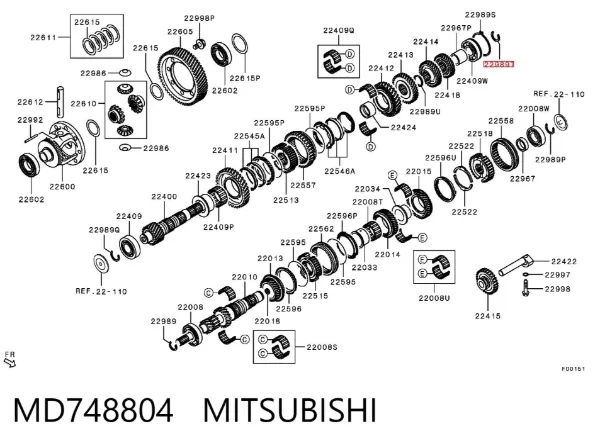  MD748804 Mitsubishi