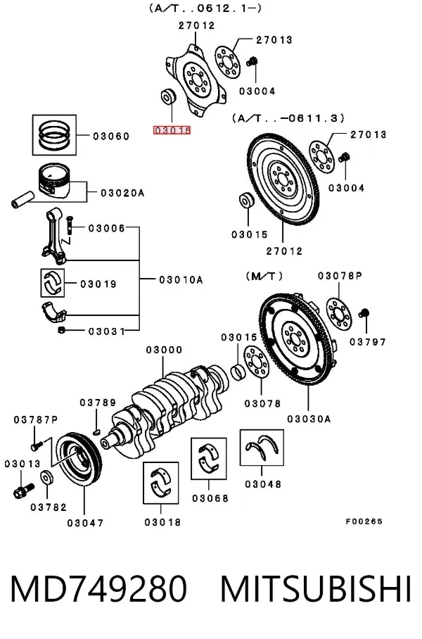  MD749280 Mitsubishi