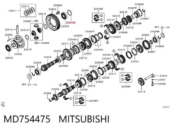  MD754475 Mitsubishi