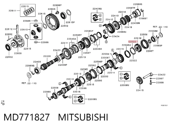  MD771827 Mitsubishi