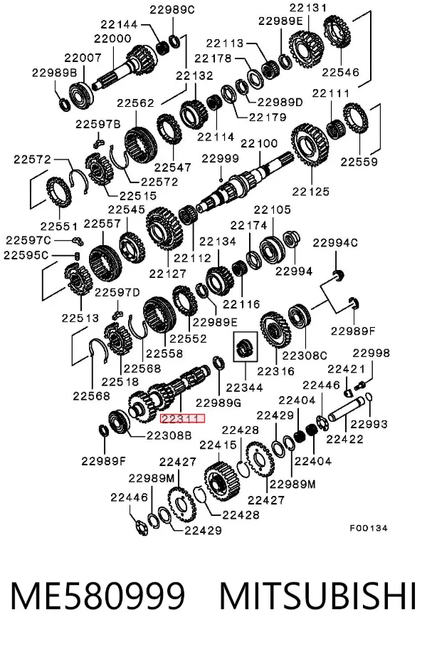  ME580999 Mitsubishi