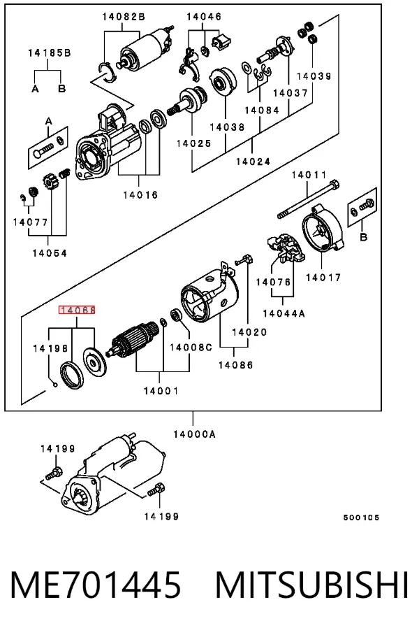  ME701445 Mitsubishi