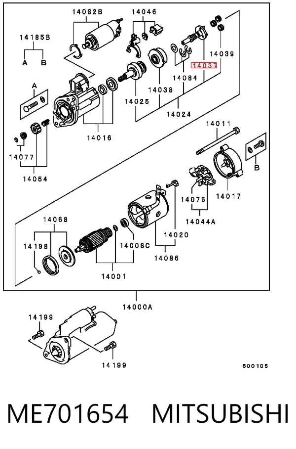  ME701654 Mitsubishi
