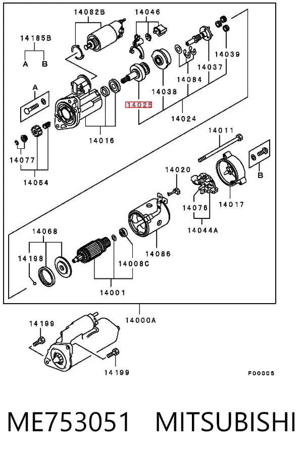  ME753051 Mitsubishi