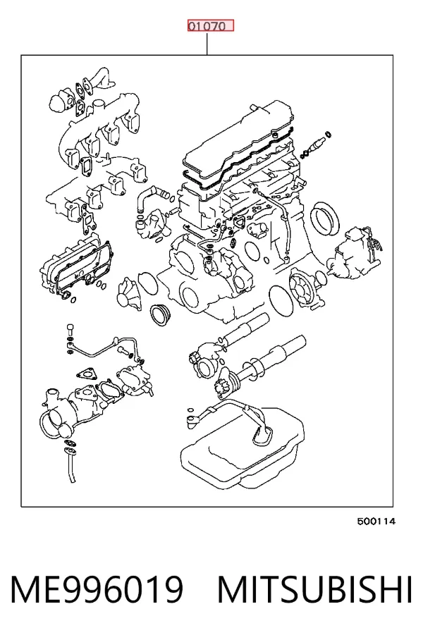 Kit de vedantes de motor completo ME996019 Mitsubishi