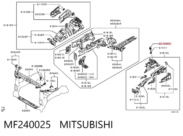 MF240025 Mitsubishi