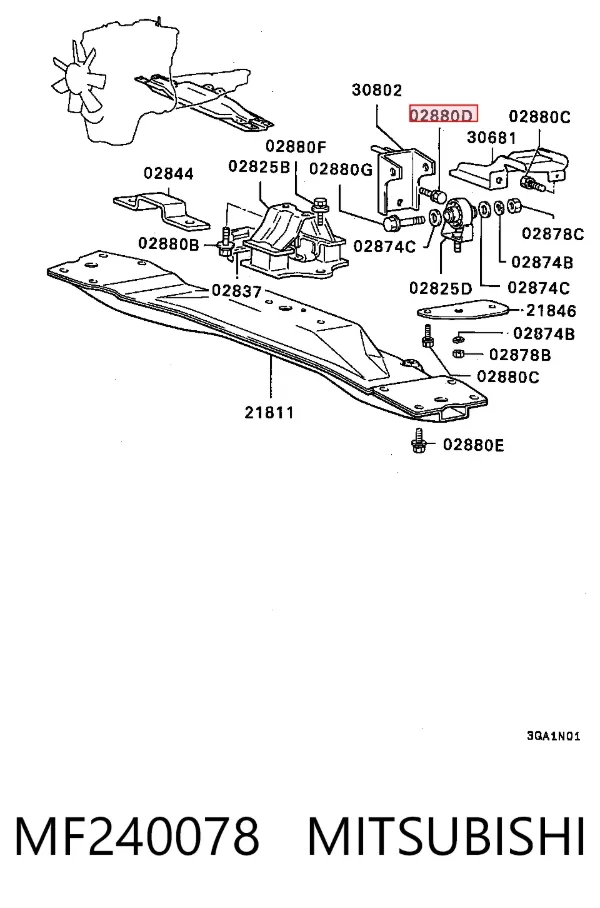  MF240078 Mitsubishi
