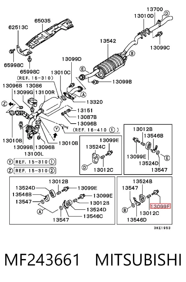  MF243661 Mitsubishi