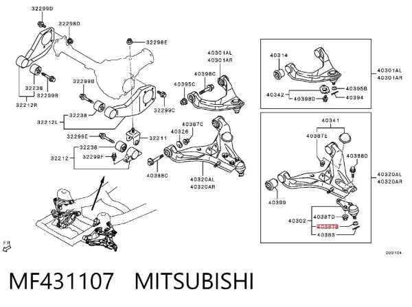  MF431107 Mitsubishi