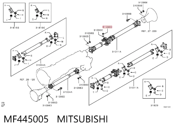  MF445005 Mitsubishi