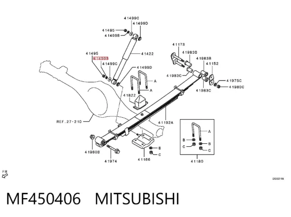  MF450406 Mitsubishi