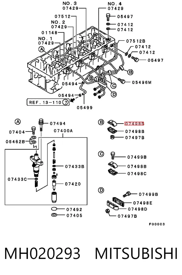  MH020293 Mitsubishi