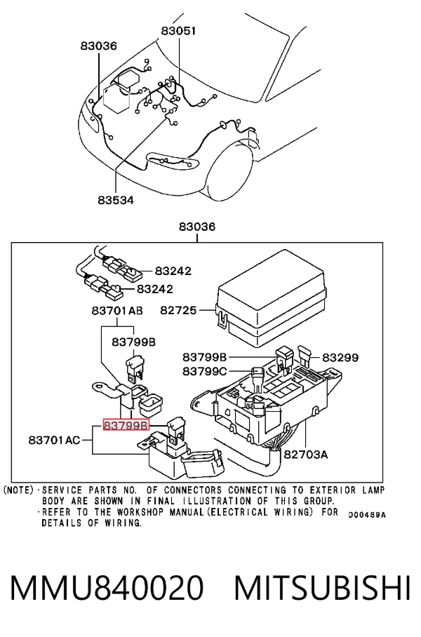 Dispositivo de segurança MMU840020 Mitsubishi