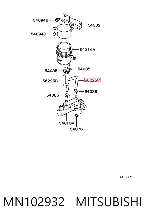  MN102932 Mitsubishi