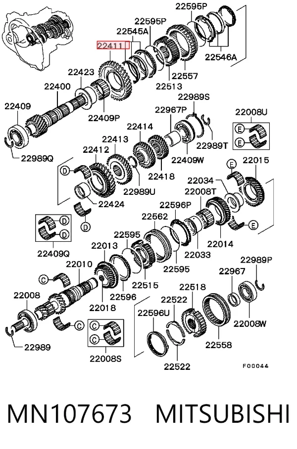  MN107673 Mitsubishi