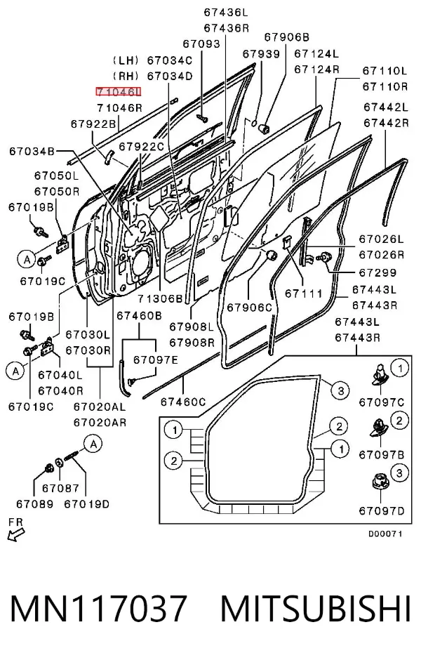  MN117037 Mitsubishi