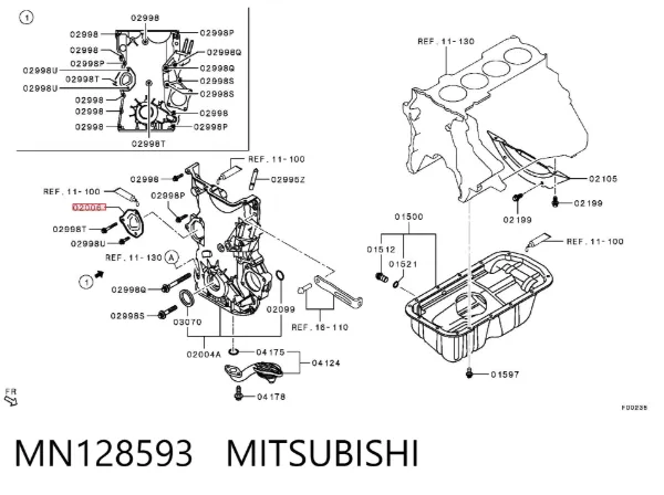 MN128593 Mitsubishi