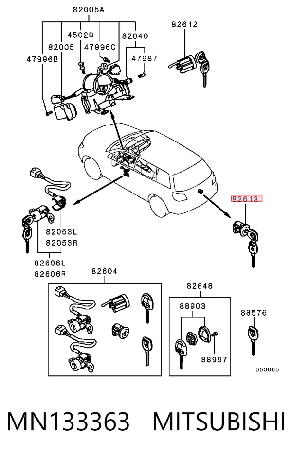  MN133363 Mitsubishi