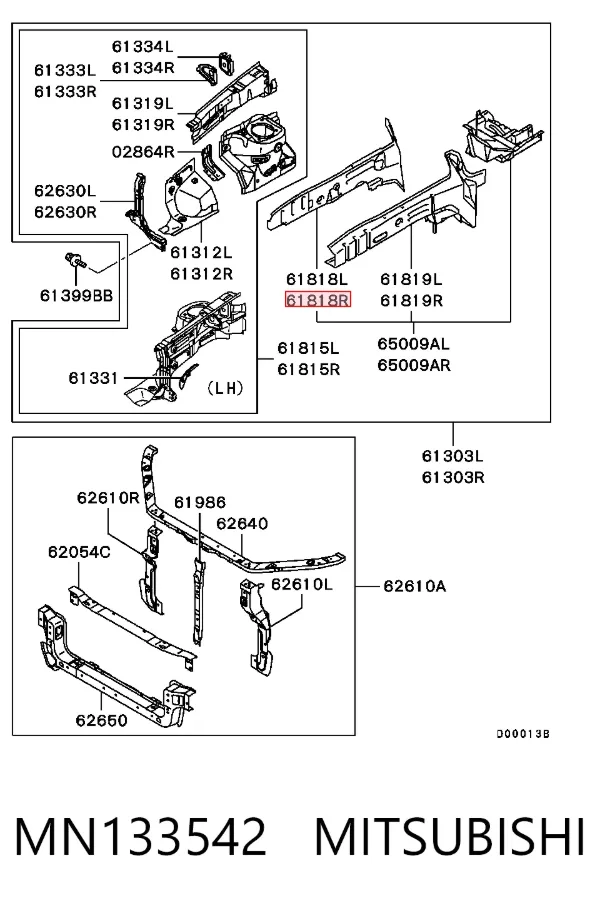  MN133542 Mitsubishi