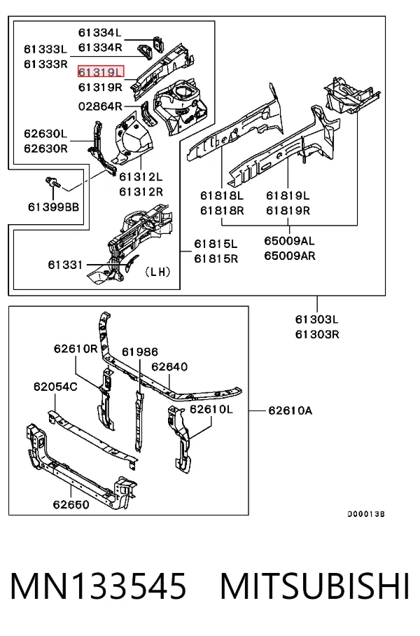  MN133545 Mitsubishi