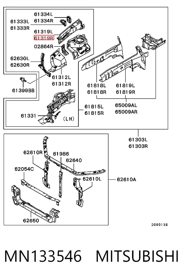  MN133546 Mitsubishi