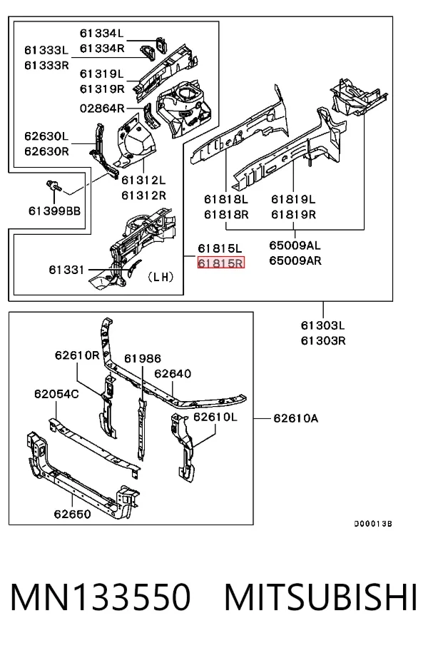  MN133550 Mitsubishi