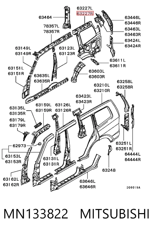  MN133822 Mitsubishi