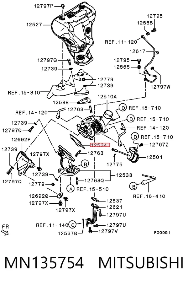  MN135754 Mitsubishi