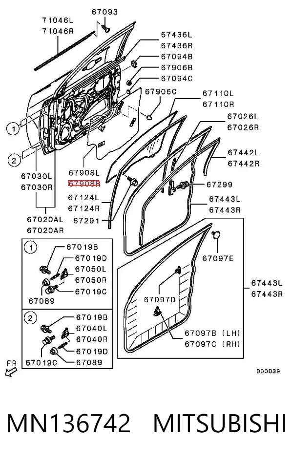 MN136742 Mitsubishi