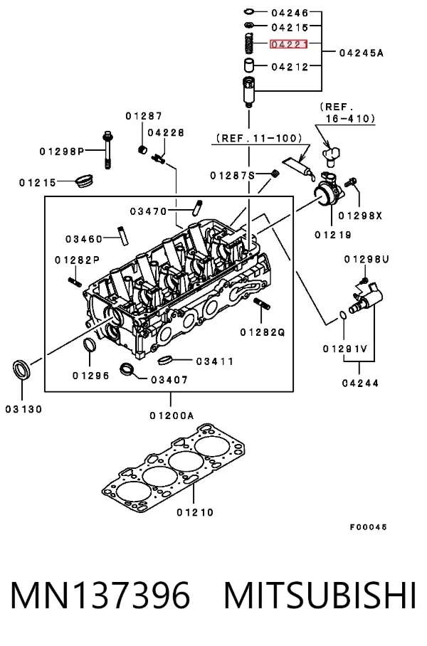  MN137396 Mitsubishi