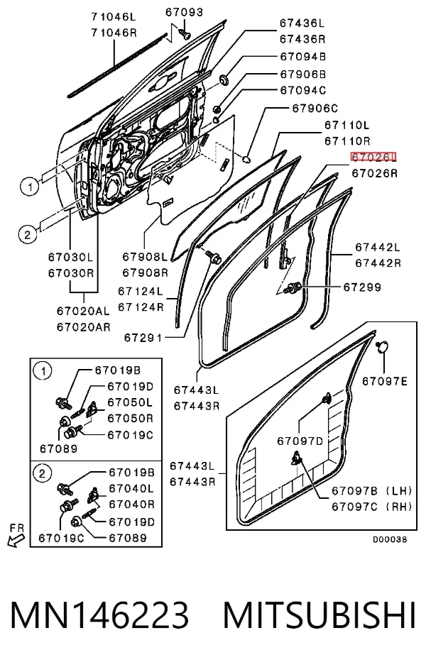  MN146223 Mitsubishi