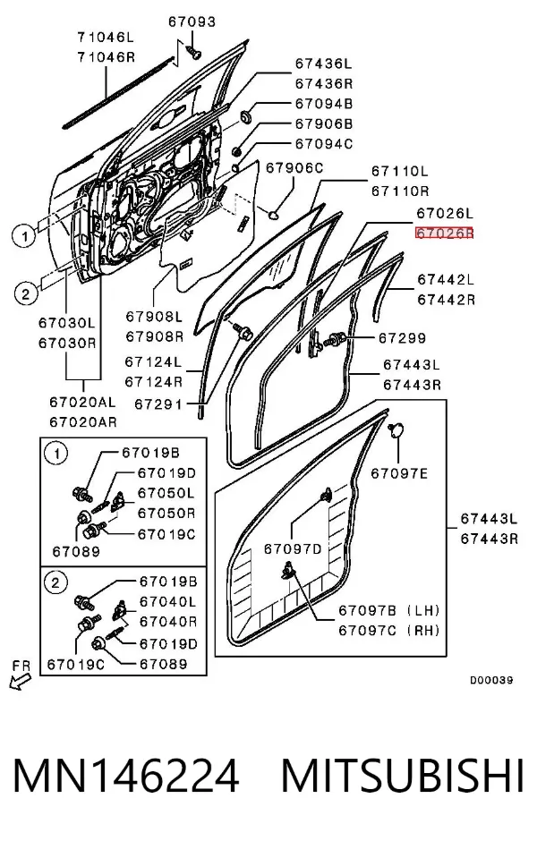  MN146224 Mitsubishi