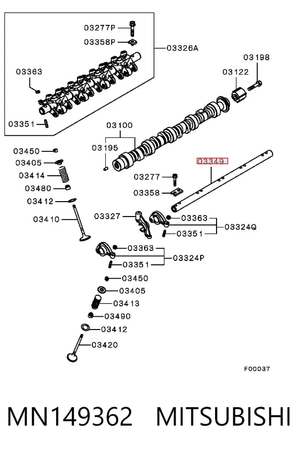  MN149362 Mitsubishi