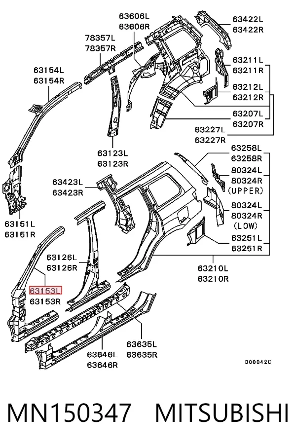  MN150347 Mitsubishi