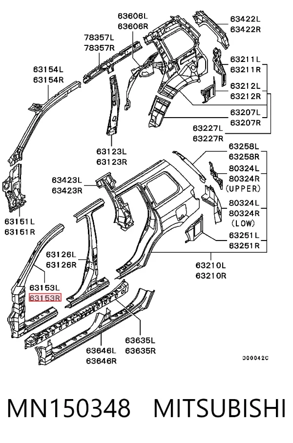  MN150348 Mitsubishi