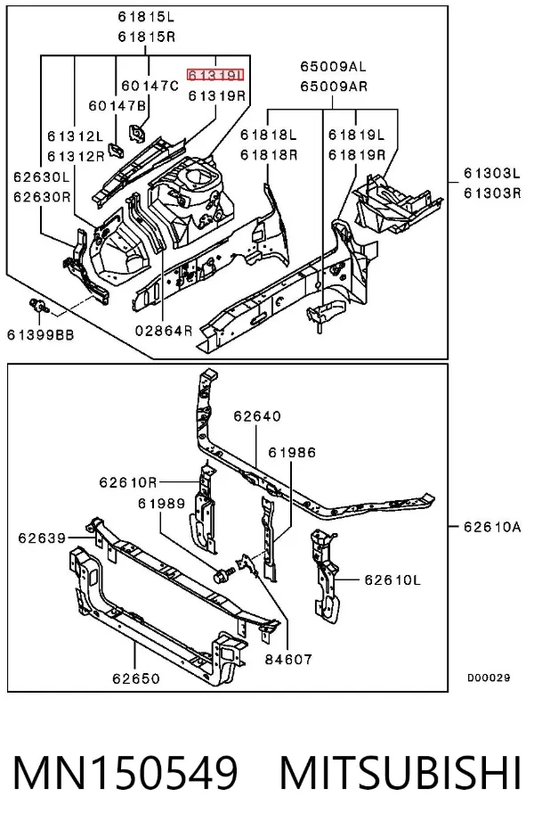  MN150549 Mitsubishi