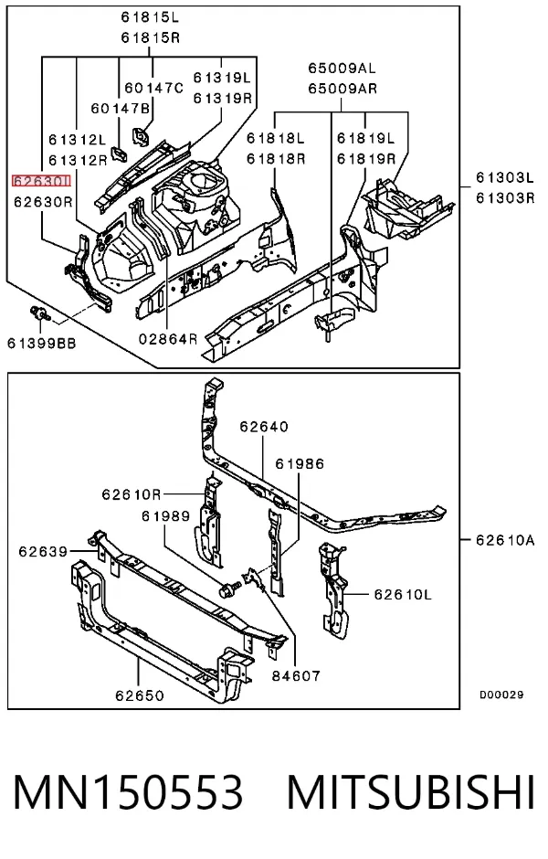  MN150553 Mitsubishi