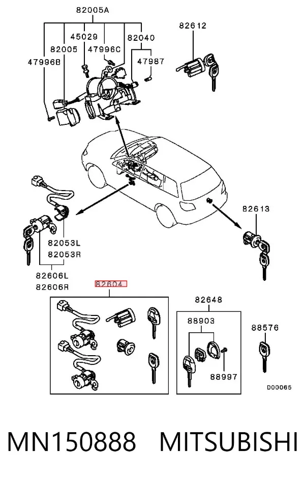  MN150888 Mitsubishi