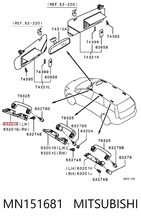  MN151681 Mitsubishi