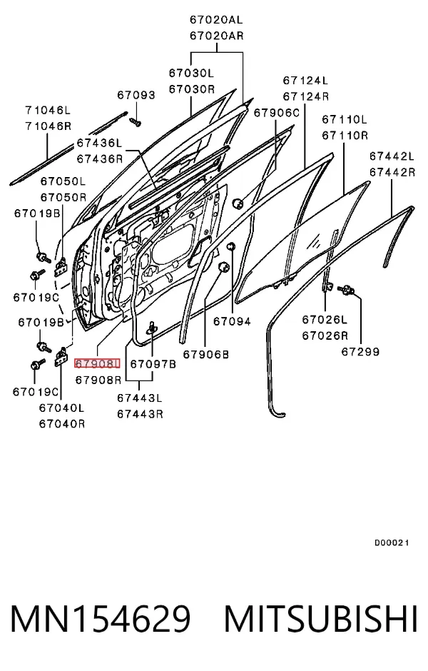  MN154629 Mitsubishi