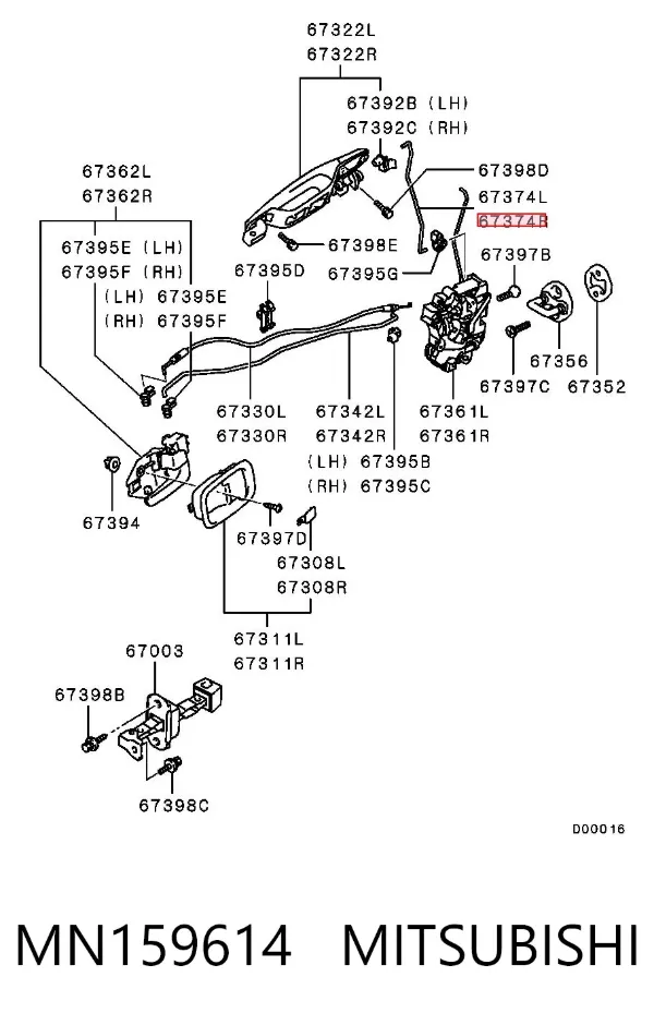  MN159614 Mitsubishi