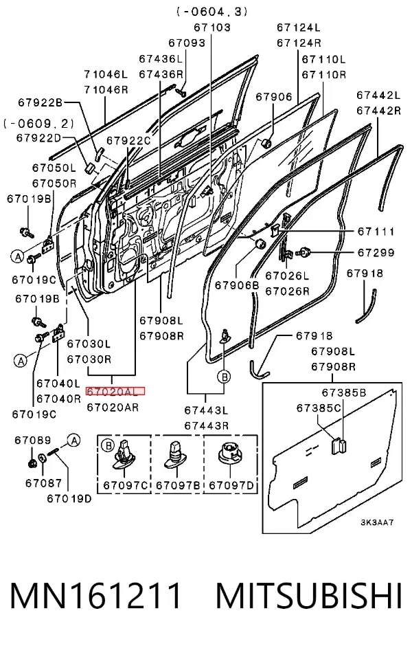 Porta dianteira esquerda Mitsubishi Pajero III