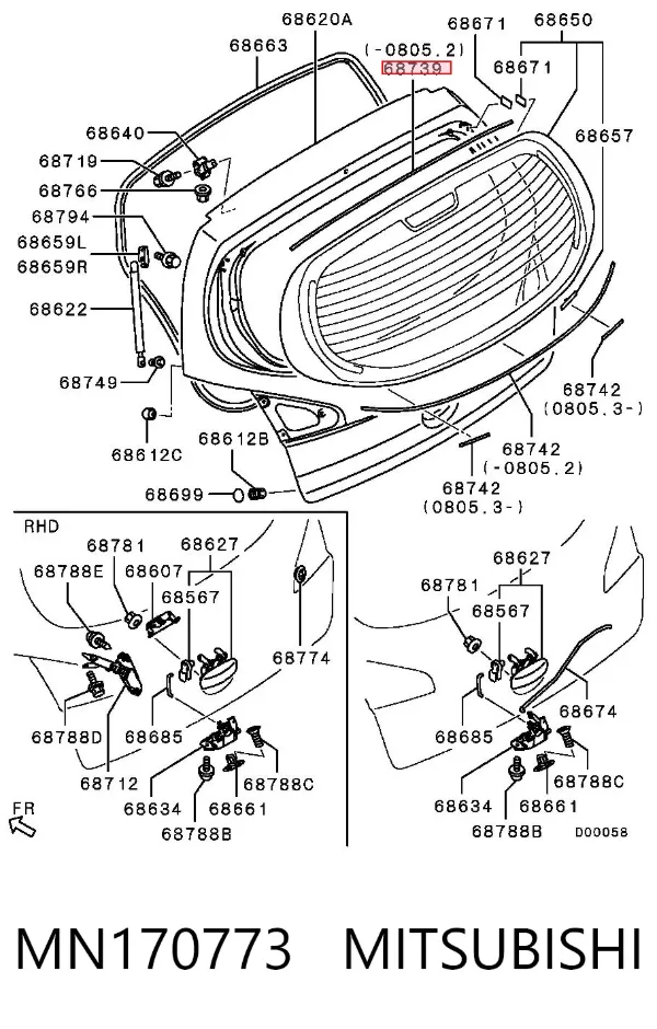  MN170773 Mitsubishi