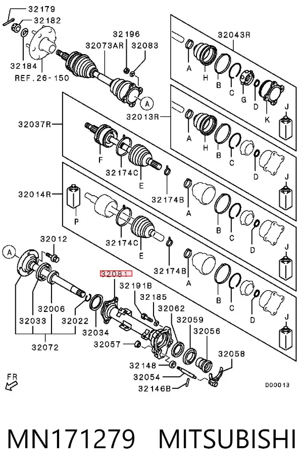 MN171279 Mitsubishi