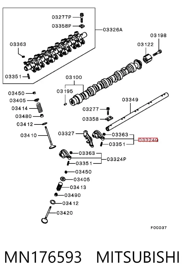  MN176593 Mitsubishi